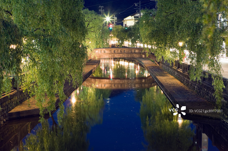 日本兵库县城崎温泉图片素材