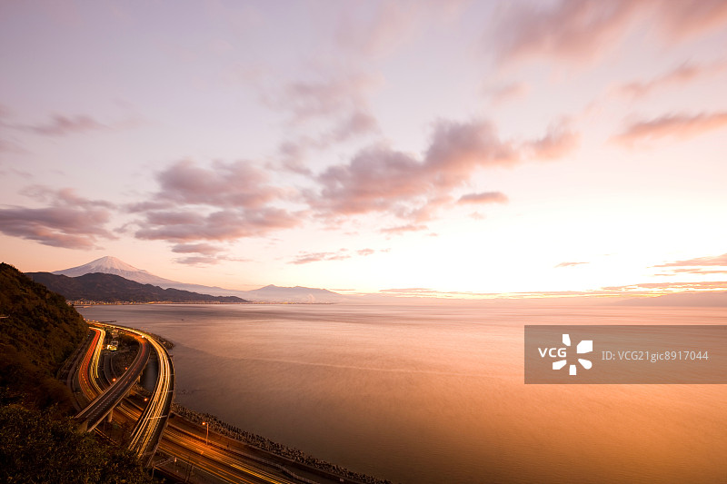 日本静冈县富士山图片素材