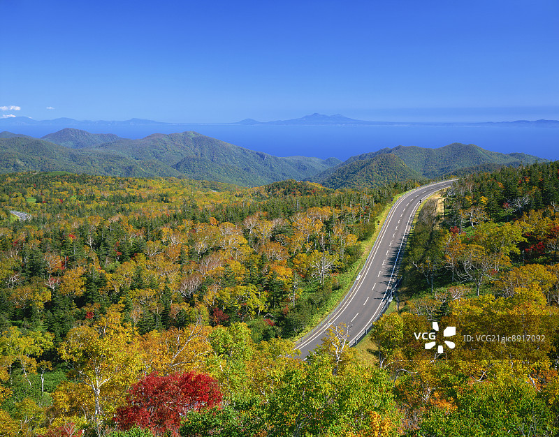 日本北海道知床半岛图片素材