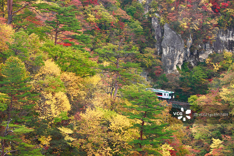 日本宫城县鸣子峡图片素材