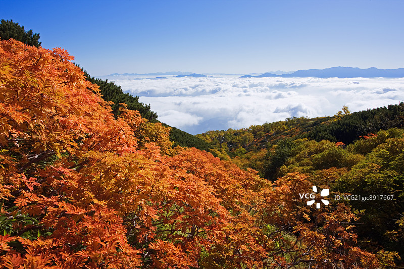 日本长野县御岳山图片素材