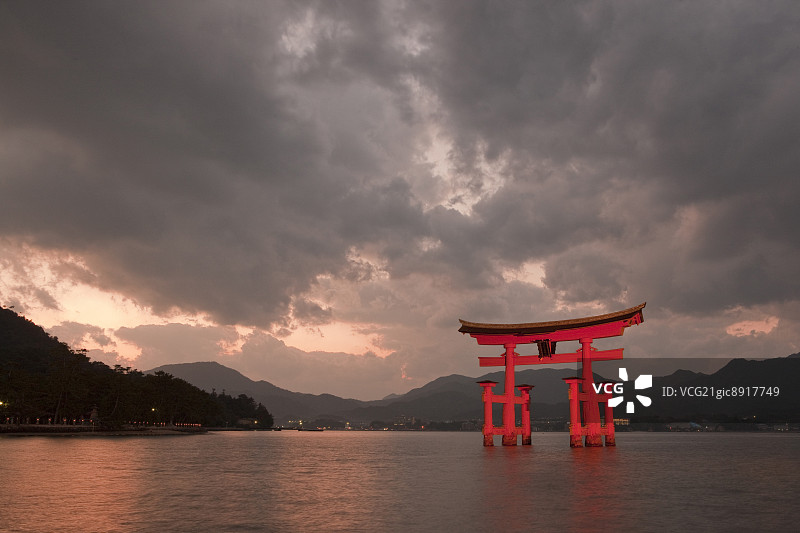 日本广岛县严岛神社图片素材