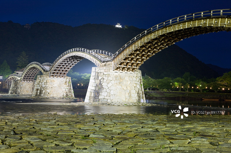 日本山口县锦带桥图片素材