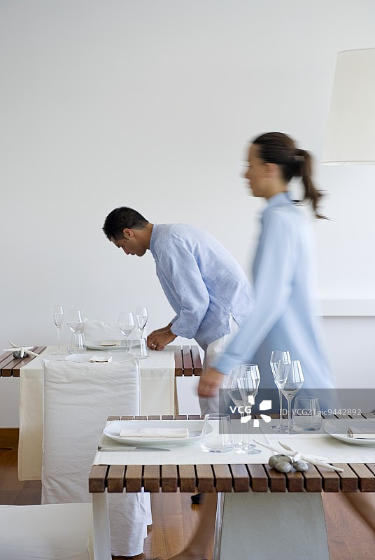 安吉丽娜之家酒店（意大利普莱亚诺）的等候员工图片素材