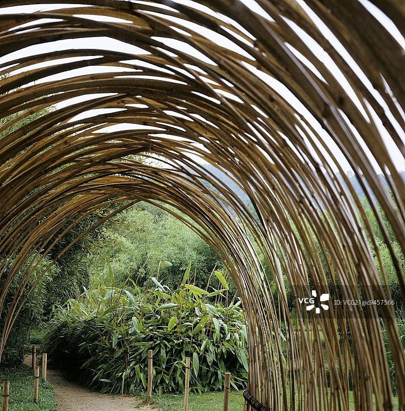 竹竿拱门图片素材