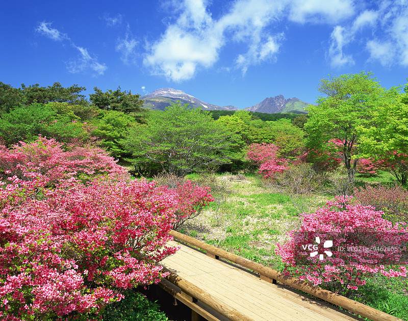日本栃木县那须岳图片素材