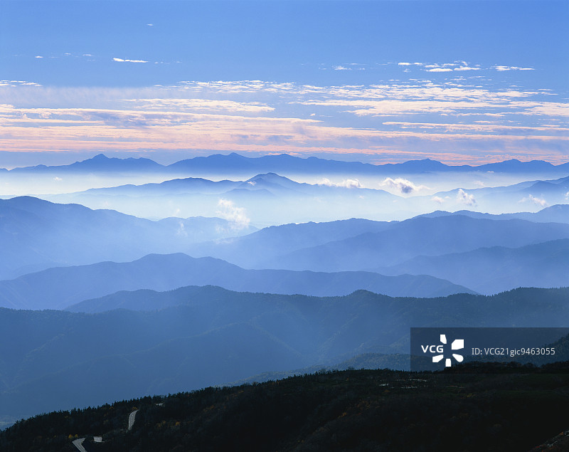 日本岐阜县乘鞍岳的南阿尔卑斯山图片素材