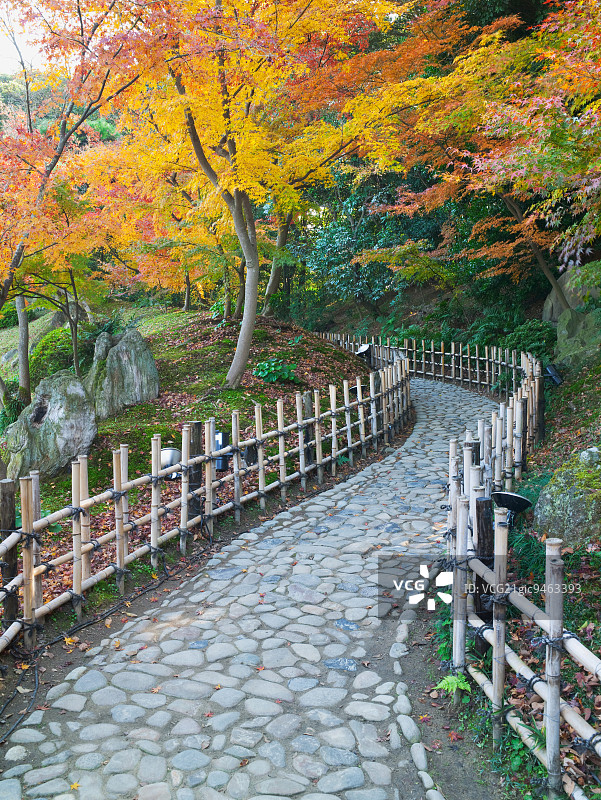 日本香川栗林公园图片素材