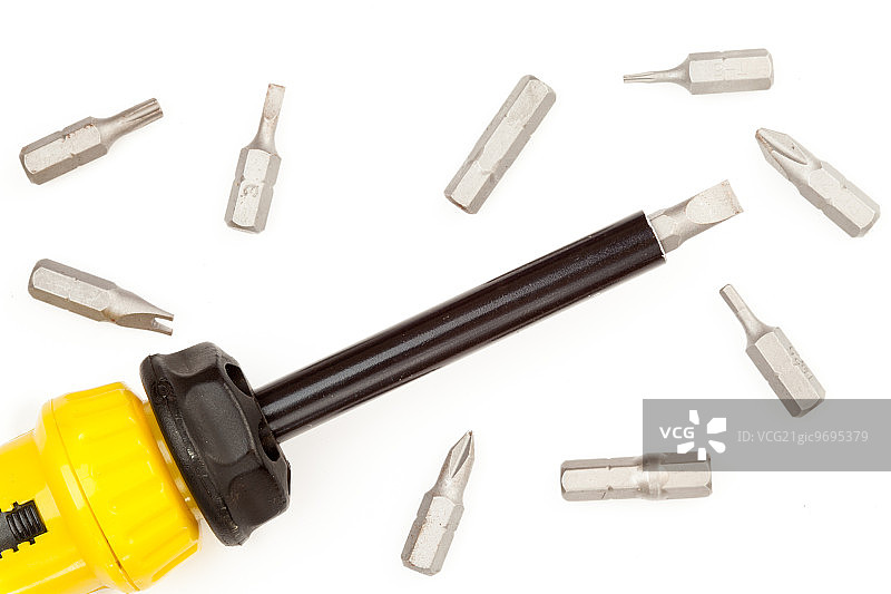 带各种附件的钻头图片素材