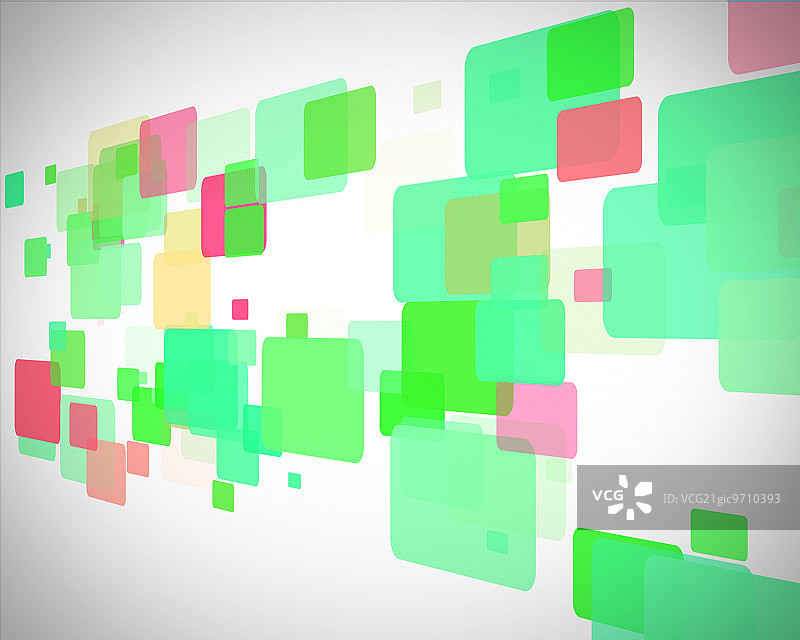 移动的绿红色矩形背景图片素材