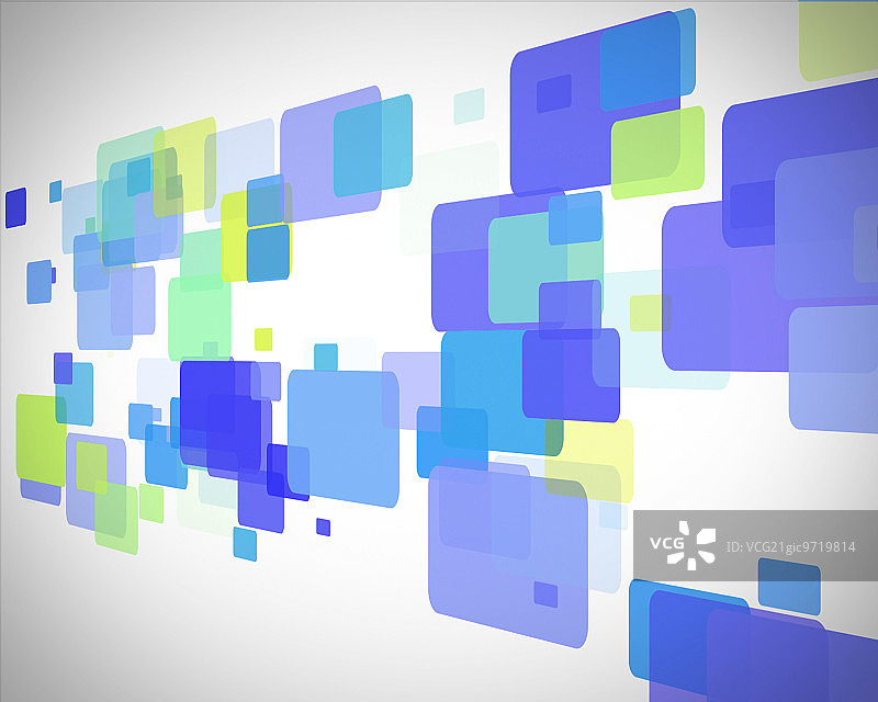 绿色和蓝色矩形移动背景图片素材