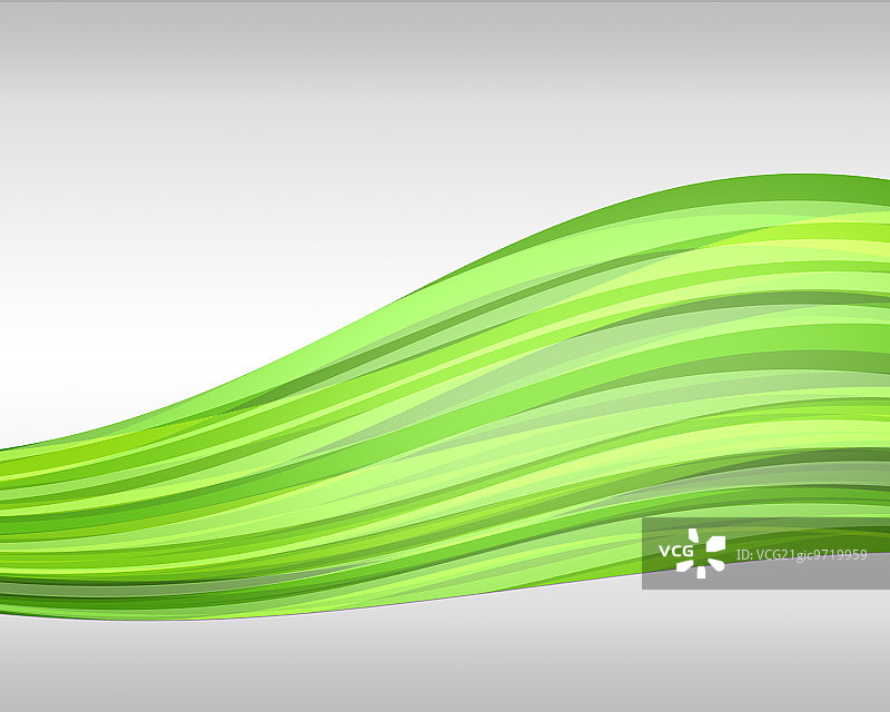 绿色波浪背景图片素材