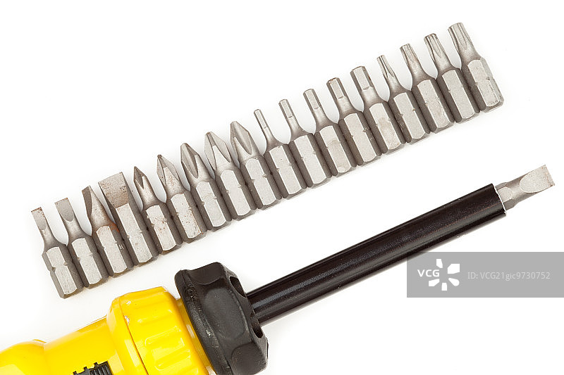 带各种附件的钻头图片素材