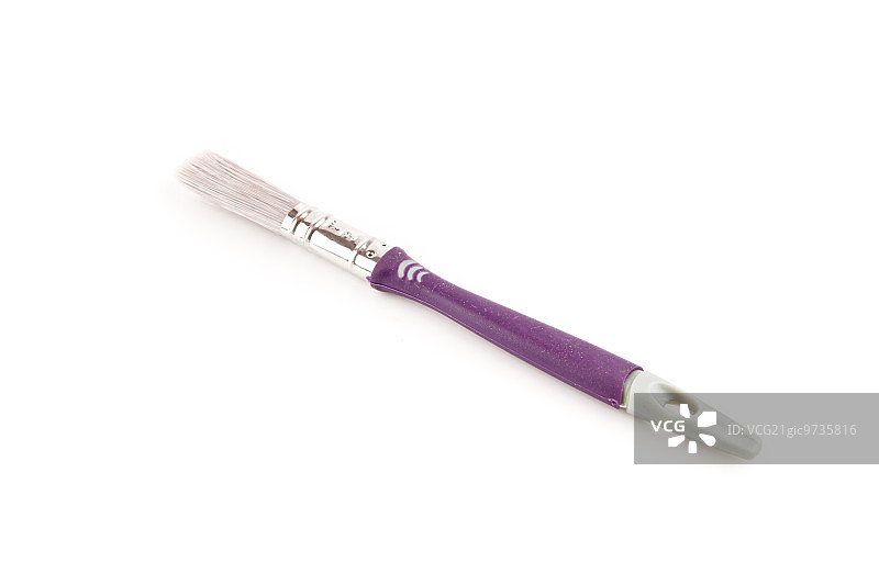 未使用的紫色鬃毛刷图片素材