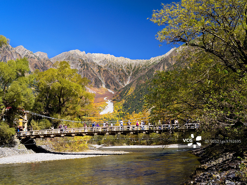 日本长野县上高地图片素材