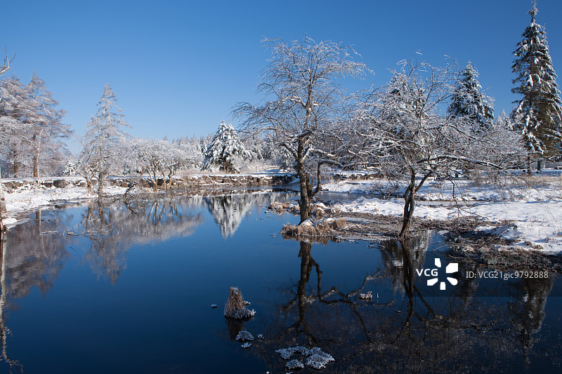 日本长野县雾峰高原图片素材