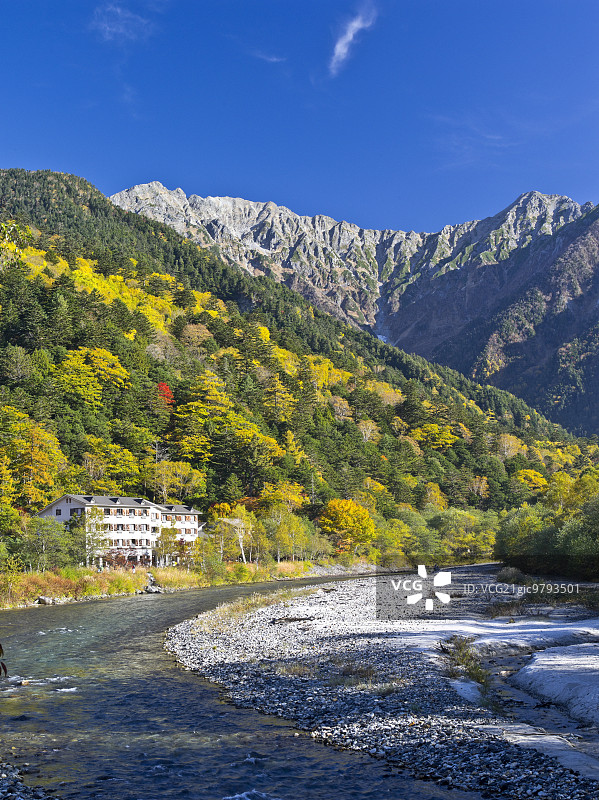 日本长野县上高地图片素材
