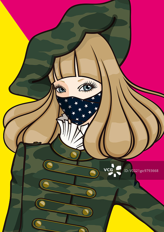 时尚插画图片素材