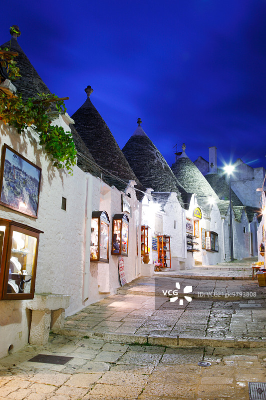 特鲁利，阿尔贝罗贝洛，意大利图片素材