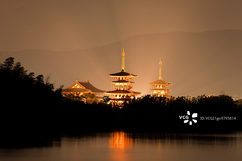 奈良药师寺图片素材