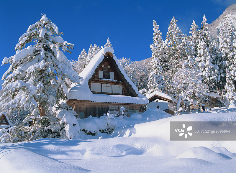 五箇山，富山县图片素材