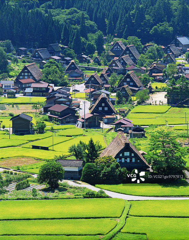 日本岐阜县白川乡图片素材