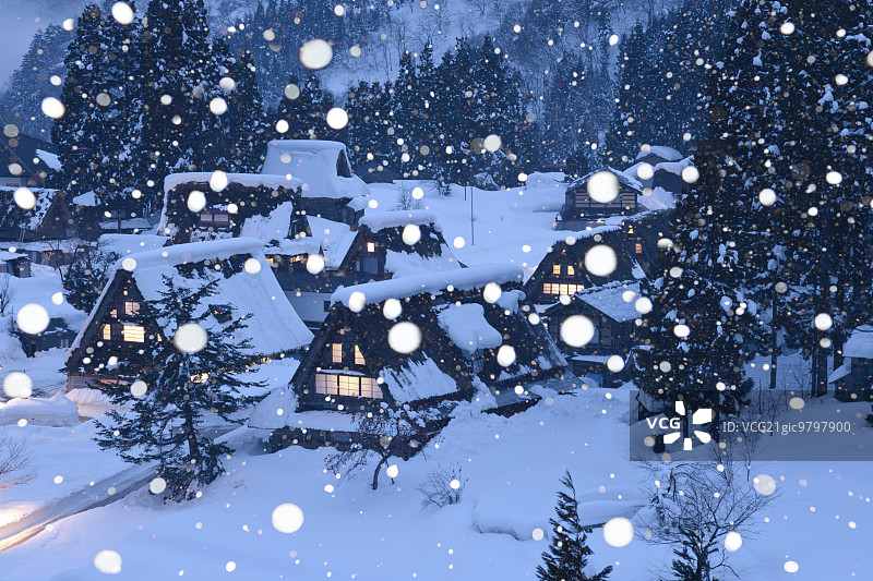 五箇山，富山县图片素材