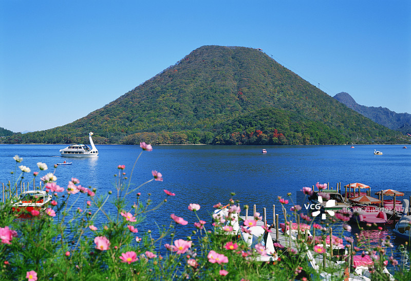 日本群马县榛名湖图片素材