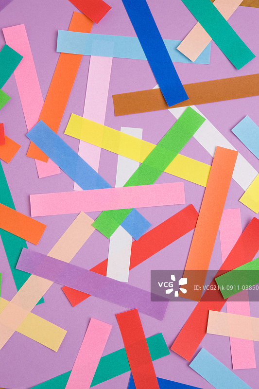 彩色纸条图片素材