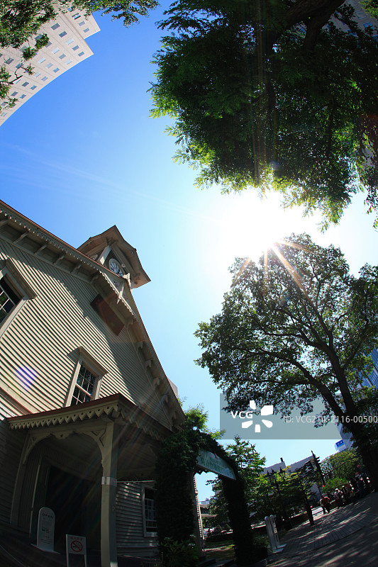 日本北海道札幌钟楼图片素材