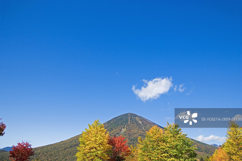 日本栃木县男体山图片素材