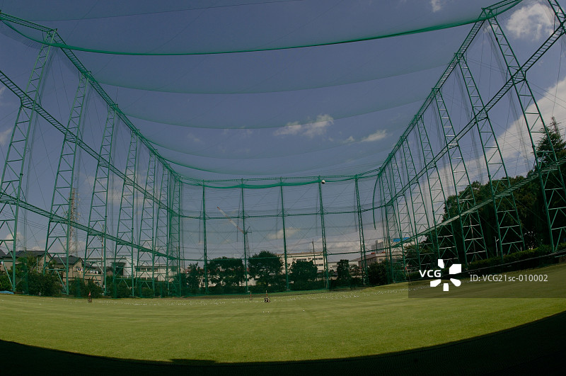 高尔夫球场全景图片素材