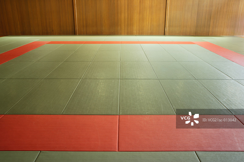 空无一人的柔道馆图片素材