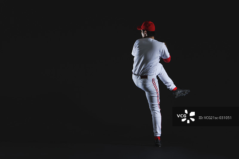 投手投掷棒球图片素材