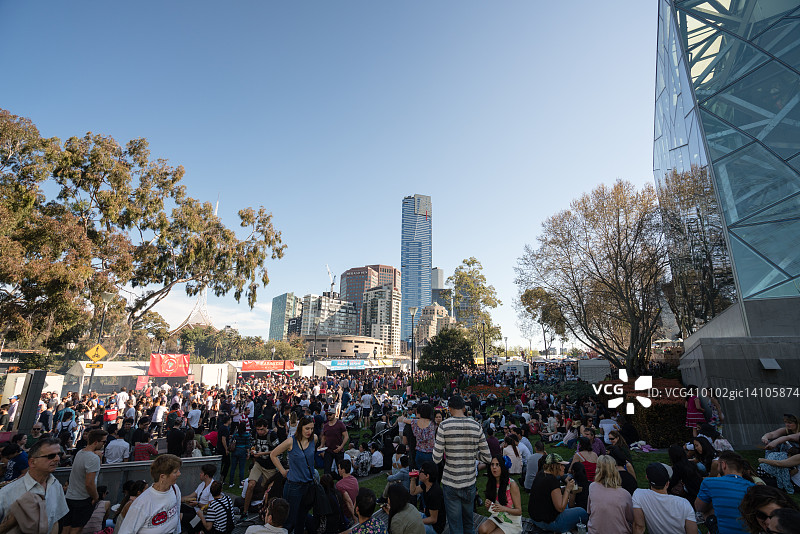 墨尔本的食品市场图片素材