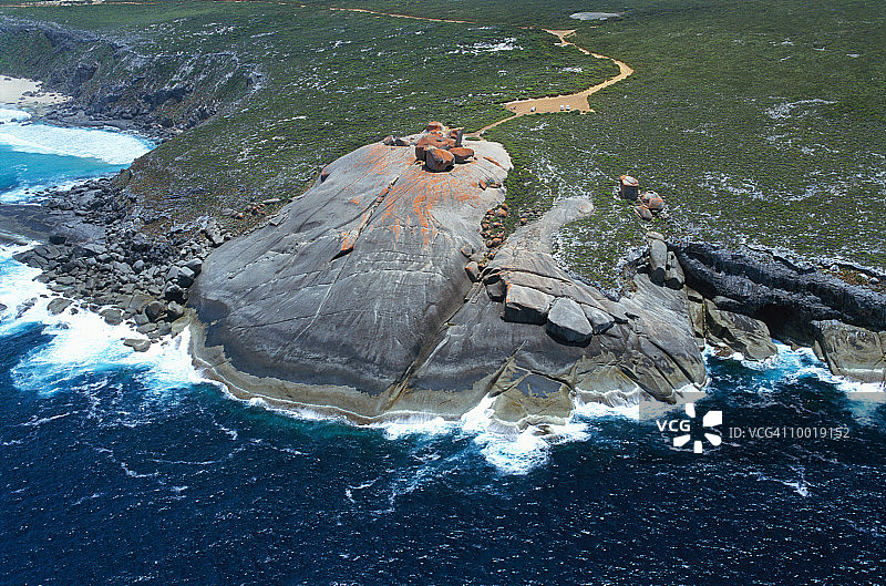 南澳大利亚袋鼠岛上的非凡岩石图片素材