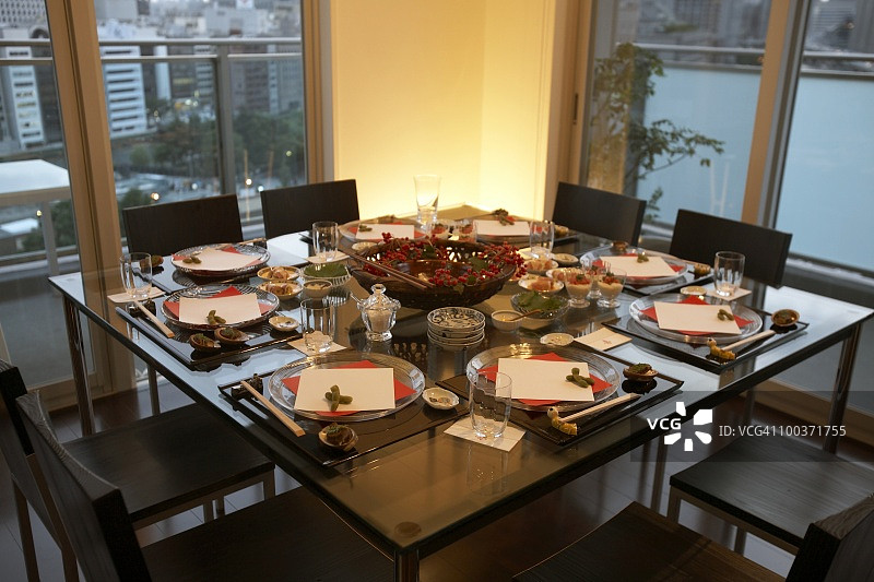 餐具摆台图片素材