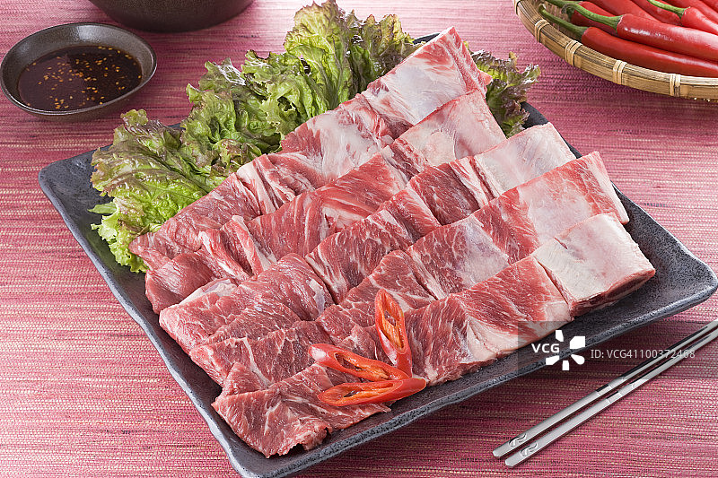 烤排骨图片素材