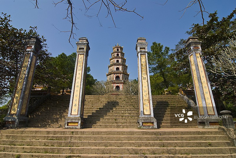 天姥寺，联合国教科文组织世界遗产，越南顺化，印度支那，东南亚，亚洲图片素材