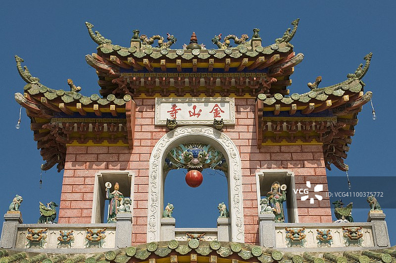 越南会安广肇会馆大门图片素材