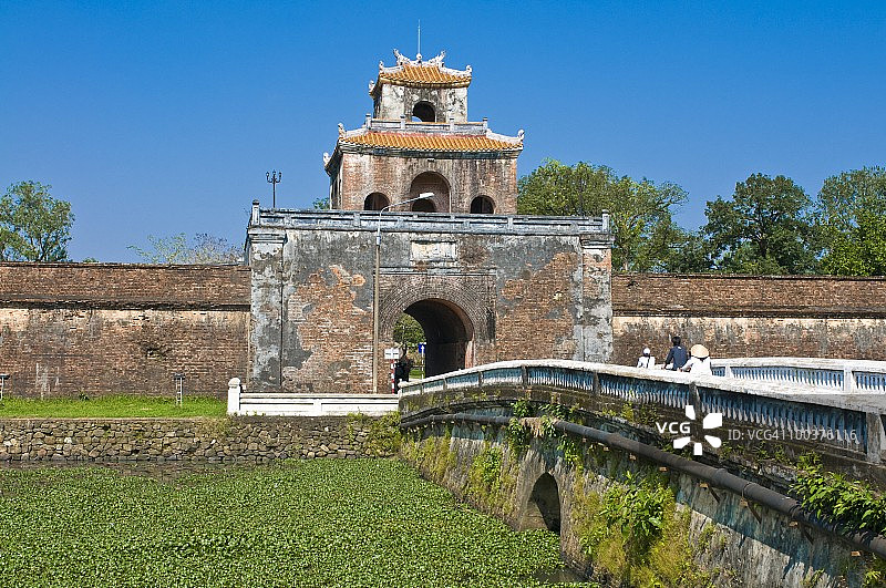 越南顺化皇城入口图片素材