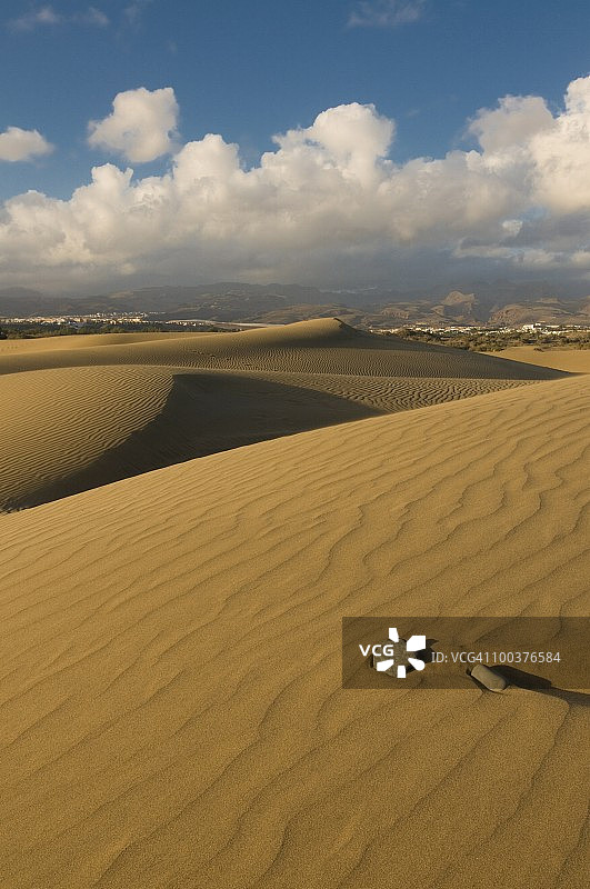 西班牙大加那利岛马斯帕洛马斯著名沙丘图片素材