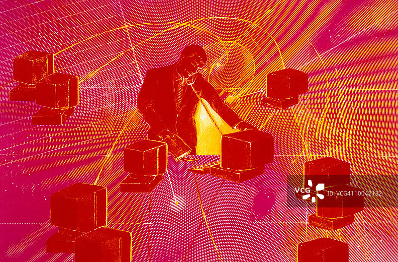 高科技计算机网络图片素材