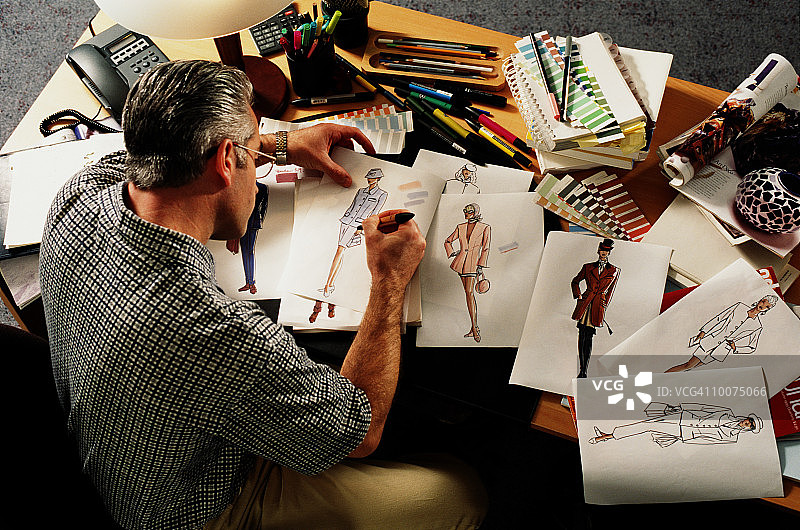 时装设计师或造型师图片素材