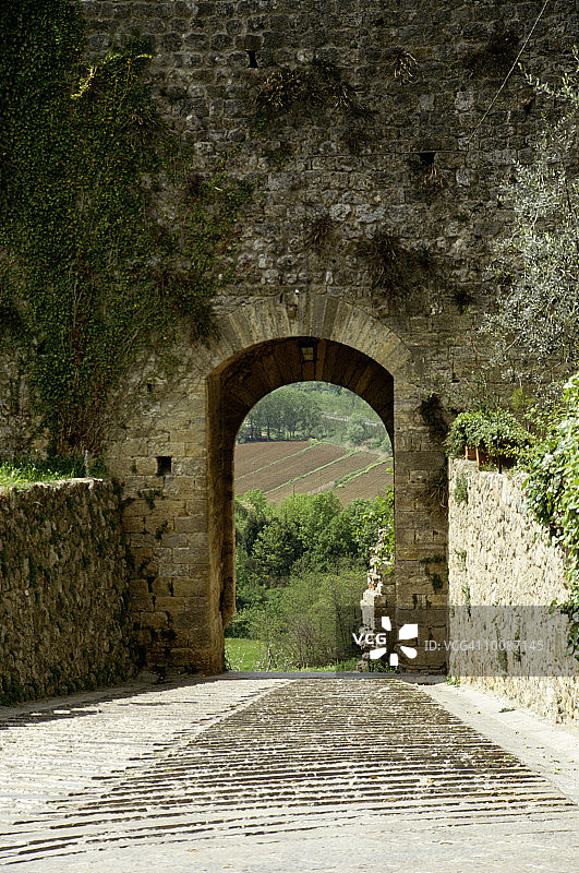意大利托斯卡纳蒙特里久尼基安蒂图片素材