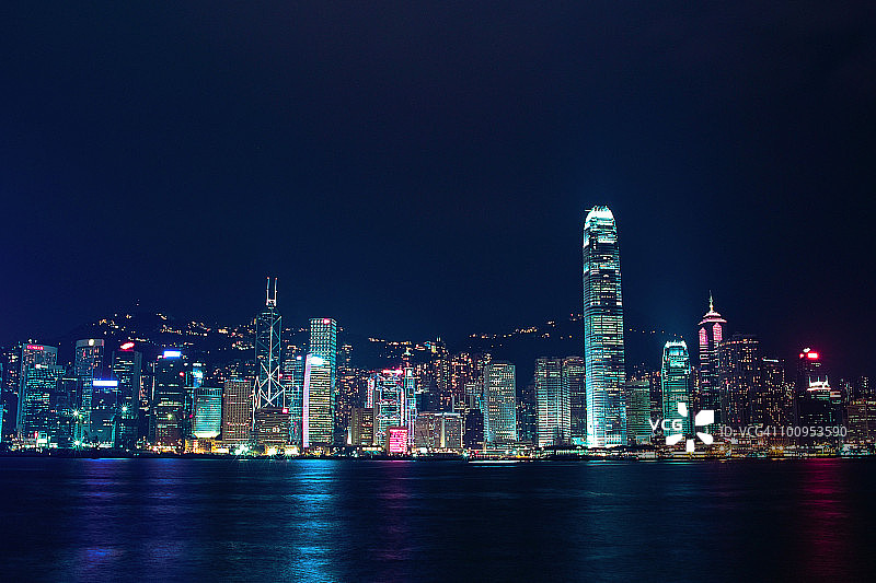 香港夜景图片素材