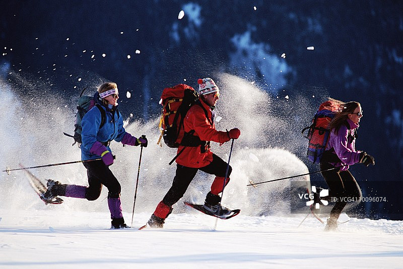 雪鞋运动图片素材