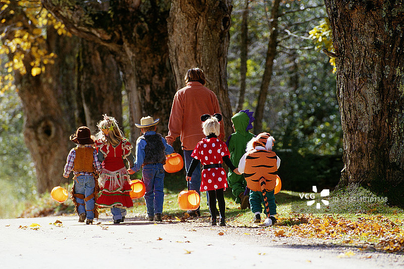 万圣节不给糖就捣蛋图片素材