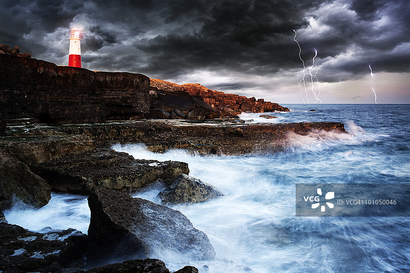 波特兰比尔灯塔图片素材