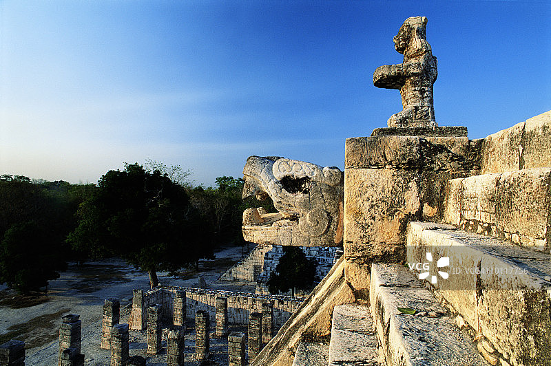 墨西哥奇琴伊察勇士神庙图片素材